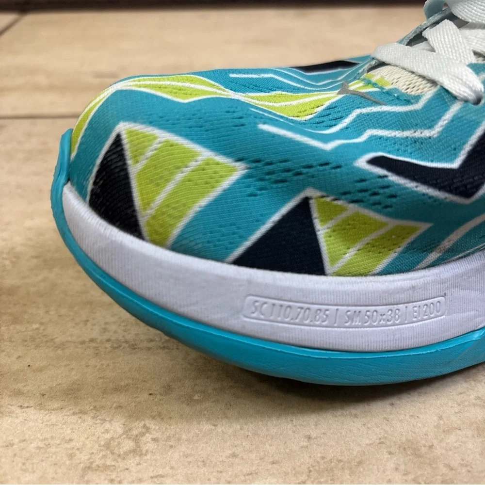 Hoka One One Men’s Ironman Kona Carbon X Sea Blue/White Womens Size 10 - Picture 11 of 16